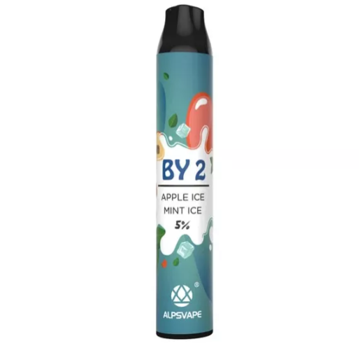 Ашка Alpsvape BY2 2000 2 вкуса в 1 Apple Ice