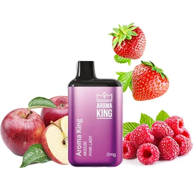 Ашка Aroma King 5500 Безникотиновая Яблоко Малина Клубника
