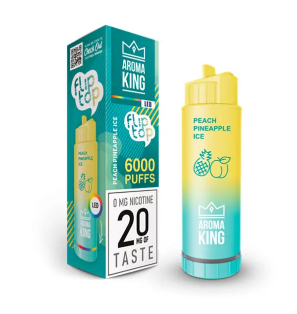 Ашка Aroma King 6000 Безникотиновая Ананас персик