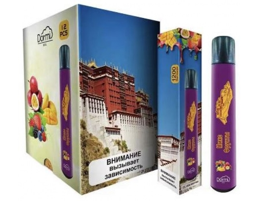 Ашка Dormi XXL Микс Фрукты (1200 затяжек)