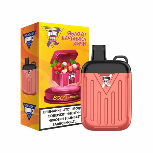 Ашка Электр.однораз.сиг. GANG X BOX 8000 Яблоко клубника личи