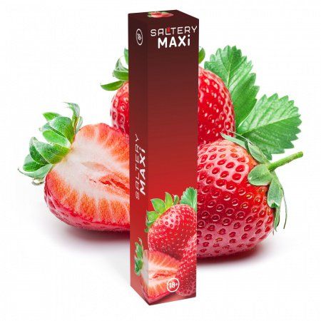 Ашка Электронная сигарета Saltery Maxi со вкусом клубники