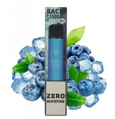 Ашка Bacio 1500 Blue Ice (Басио 1500 Черника Айс БЕЗ НИКОТИНА)