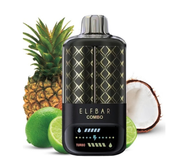 Ашка Elf Bar 25 000 Затяжек Combo 2 в 1 Лайм + Ананас