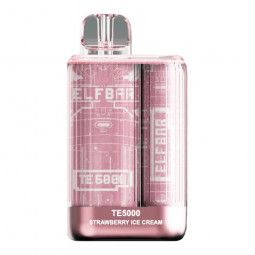 Ашка Elf Bar 5000 TE - (Эльф Бар ТЕ 5к тяг) Клубничное Мороженое