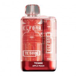 Ашка Elf Bar 5000 TE - (Эльф Бар ТЕ 5к тяг) Яблоко Персик