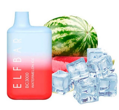 Ашка Elf Bar BC 3000 Затяжек - (Эльф Бар БЦ 3к тяг) Арбуз Лёд