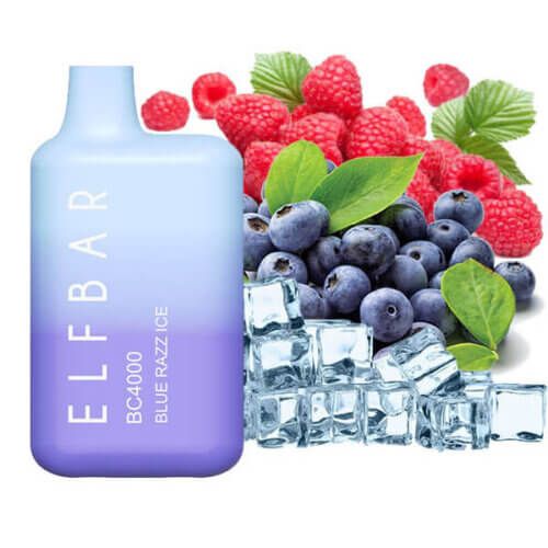 Ашка Elf Bar BC 3000 Затяжек - (Эльф Бар БЦ 3к тяг) Лед голубика малина