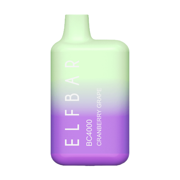 Ашка Elf bar BC4000 Cranberry Grape - (Эльф Бар Люкс БЦ 4к тяг) Клюква Виноград