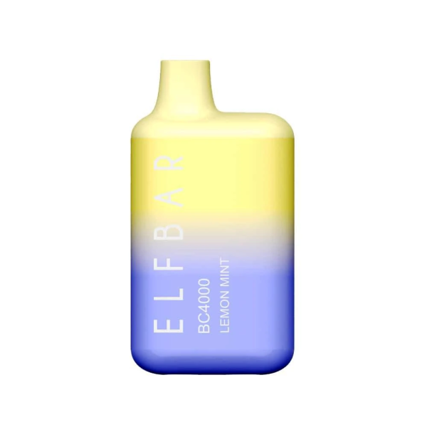 Ашка Elf bar BC4000 Lemon mint - (Эльф Бар Люкс БЦ 4к тяг) Лимонная мята