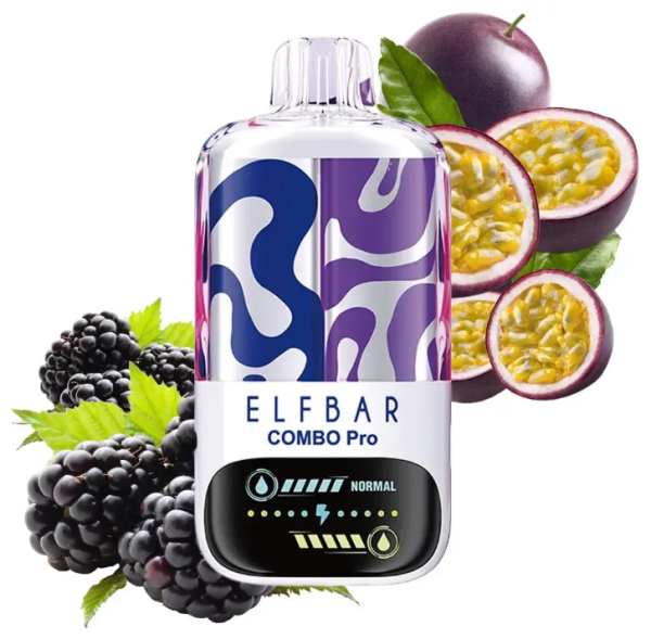 Ашка Elf Bar Combo Pro 30 000 Ежевика + Маракуйя