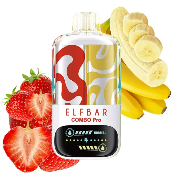 Ашка Elf Bar Combo Pro 30 000 Клубника + Банан