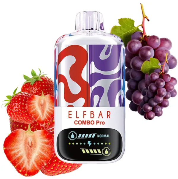 Ашка Elf Bar Combo Pro 30 000 Клубника + Виноград
