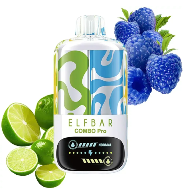 Ашка Elf Bar Combo Pro 30 000 Лайм + Синяя Малина
