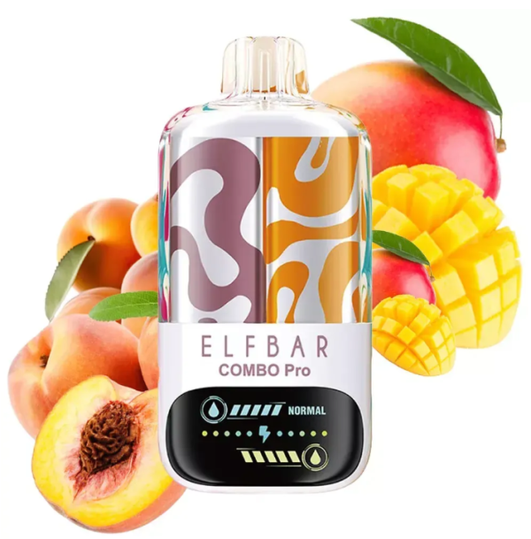 Ашка Elf Bar Combo Pro 30 000 Персик + Тройной Манго