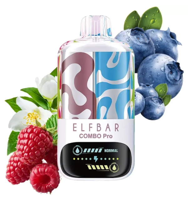 Ашка Elf Bar Combo Pro 30 000 Жасмин Малина + Черника Лед