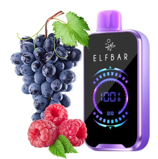 Ашка Elf Bar FS 18 000 Затяжек Виноград Малина