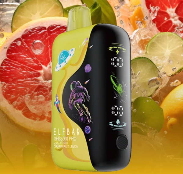 Ашка Elf Bar GH 33 000 PRO Малина Грейпфрут Лимон