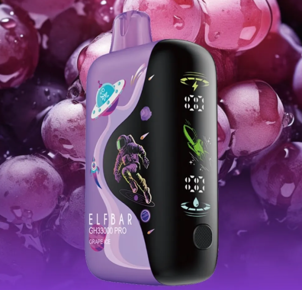 Ашка Elf Bar GH 33 000 PRO Виноград Лед