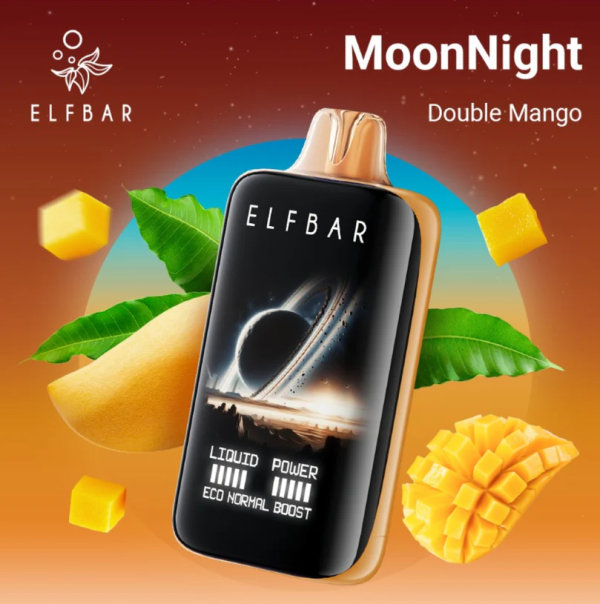 Ашка Elf Bar MoonNight 40 000 Затяжек Двойное Манго