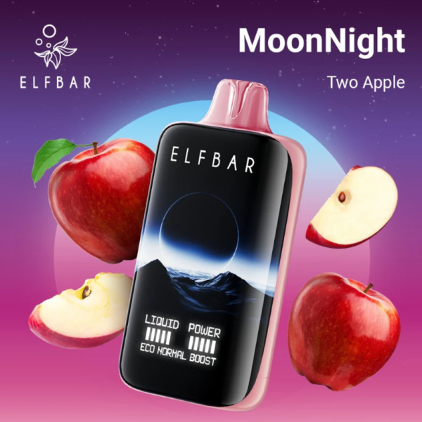 Ашка Elf Bar MoonNight 40 000 Затяжек Яблоко
