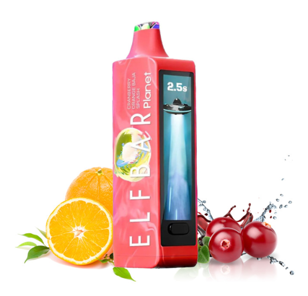Ашка Elf Bar Planet 25 000 Затяжек Клюква Апельсин Цитрусы
