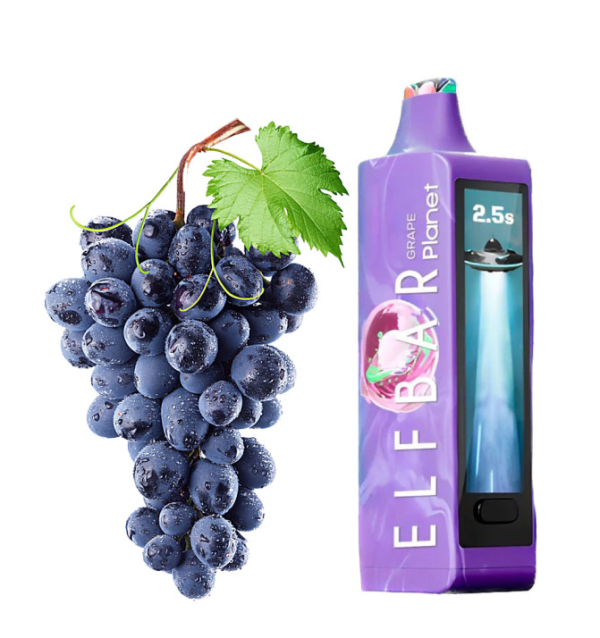 Ашка Elf Bar Planet 25 000 Затяжек Виноград