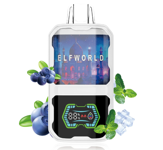 Ашка Elf World Gbar 20 000 Затяжек Черника Мята