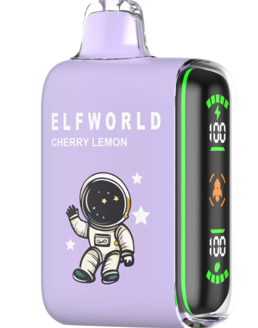 Ашка Elf World Gbar 20 000 Затяжек Вишня Лимон