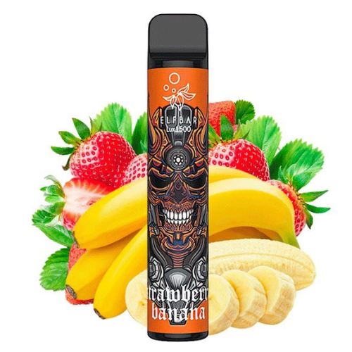 Ашка ELF BAR LUX 1500 - (Эльф Бар Люкс 1.5к тяг) Клубника банан