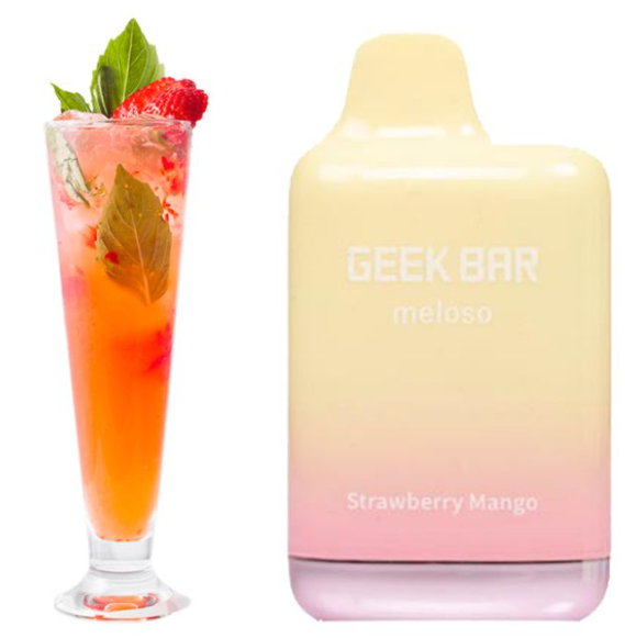 Ашка Geek Bar Meloso Max 9000 Клубника Манго 5%