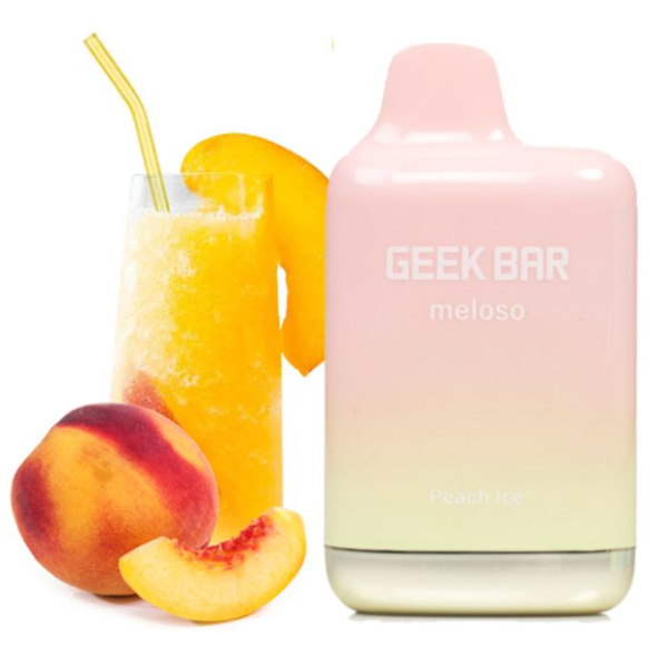 Ашка Geek Bar Meloso Max 9000 Персик Лёд 5%