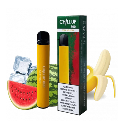 Ашка Chill Up 1500 Затяжек Банан Арбуз Лёд