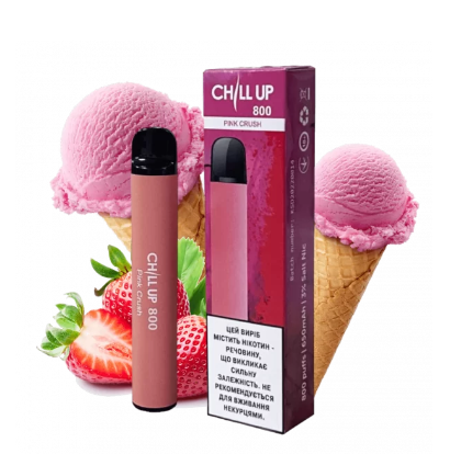 Ашка Chill Up 1500 Затяжек Клубничное мороженное