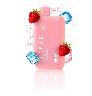 Ашка Elf Bar BC 10000 затяжек Strawberry Ice (Клубника Лед)