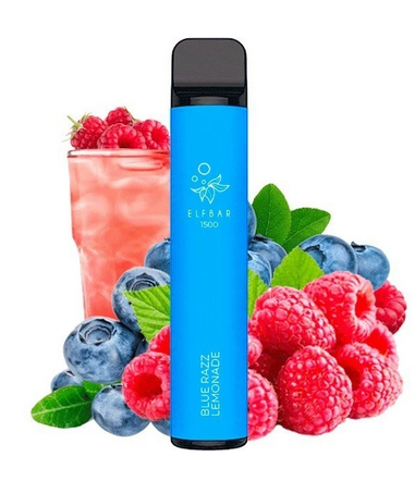Ашка Elf Bar Blue Razz Lemonade (Лимонад Голубая Малина) 1500