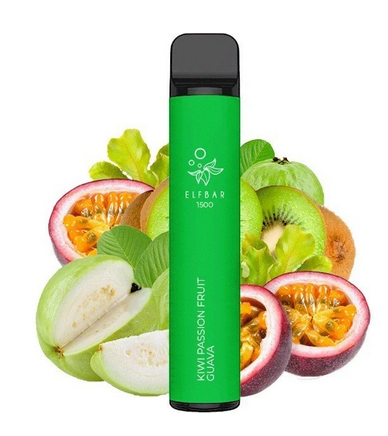 Ашка Elf Bar Kiwi Passion Fruit Guava (Киви Маракуйя Гуава) 1500
