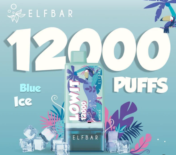 Ашка Elf Bar Lowit 12 000 Затяжек Голубой Лимонад
