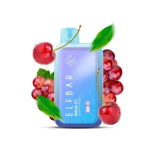 Ашка Elf Bar RAYA D1 13 000 Затяжек Виноград Вишня
