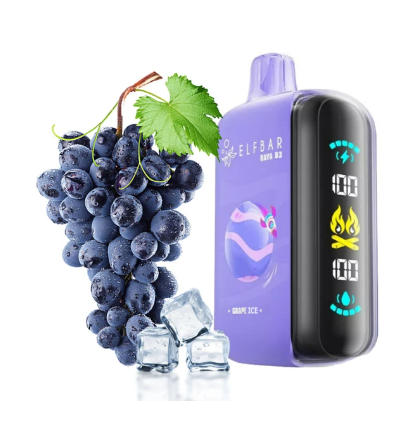 Ашка Elf Bar RAYA D3 25 000 Затяжек Виноград Лед
