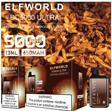 Ашка Elf World Tobacco (Табак) DC5000 ULTRA