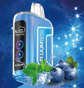 Ашка Fluum Box 15000 Затяжек - Черника Лед