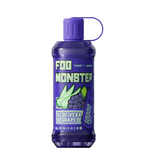 Ашка Fog Monster 10 000 Затяжек Алоэ Виноград