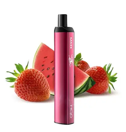 Ашка HQD MAXX 2500 затяжек Клубника Арбуз 0мг (Без никотина)