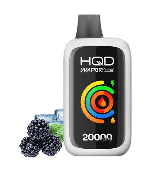 Ашка HQD Wapor PRO 20 000 Затяжек Ежевика Лед