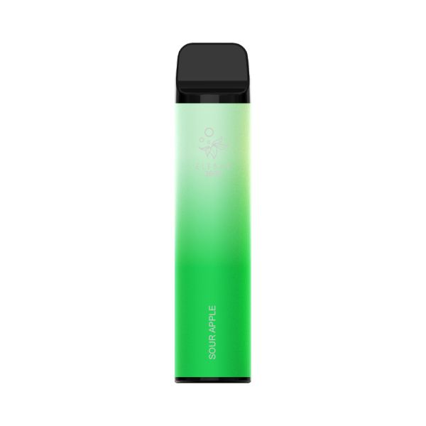 Ашка Elf Bar 3600 Disposable Device 650mAh (Перезаряжаемые) Sour Apple 5% - (Эльф Бар 3.6 тяг) Кислое яблоко
