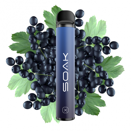 Ашка soak 1500 затяжек (черная смородина)