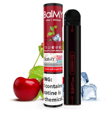 Ашка BalMY Max Акциз Cherry Ice (Вишня) 1500 puff