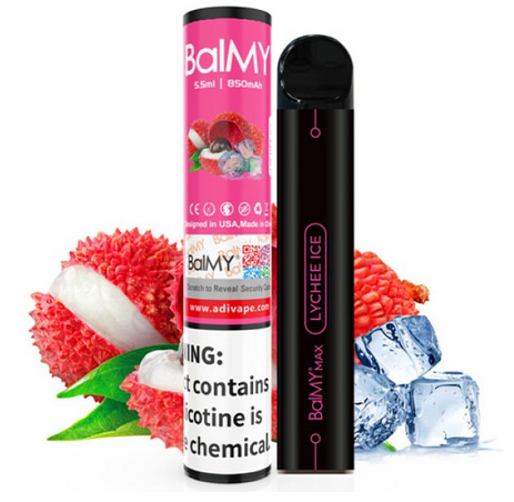 Ашка BalMY Max Акциз Lychee Ice (Личи) 1500 puff