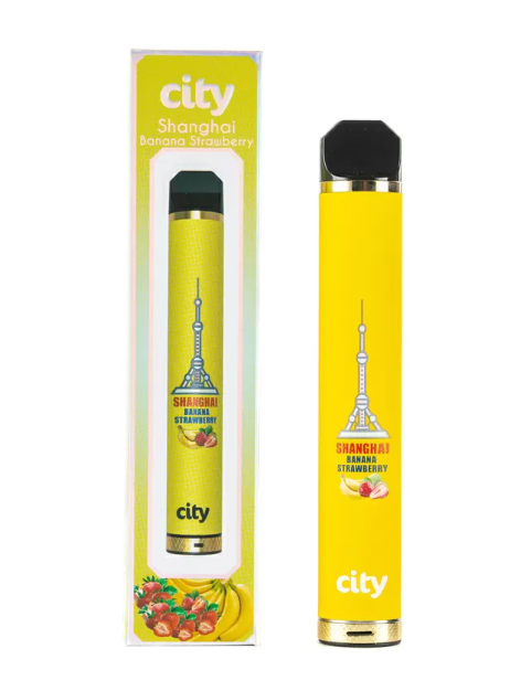 Ашка City 1600 затяжек Шанхай - Банан клубника